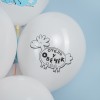 Воздушный шар (12''/30 см) Отель у Овечек, Белый, пастель